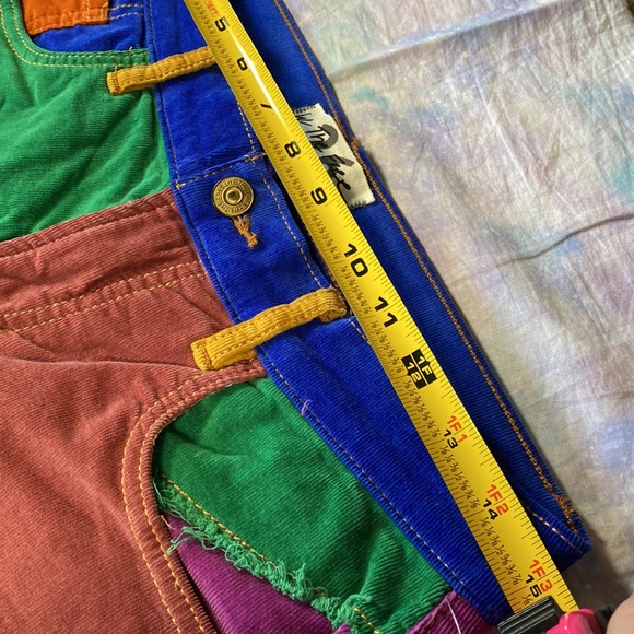 HP 🍭[ FP ] Supernova Cord Jeans in Rainbow Road Corduroy Bell Bottoms - Picture 7 of 16